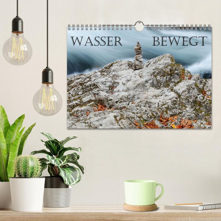 Produktbild: Wasser bewegt - Wasserf&auml;lle und Stromschnellen (Wandkalender 2026 DIN A4 quer), CALVENDO Monatskalender