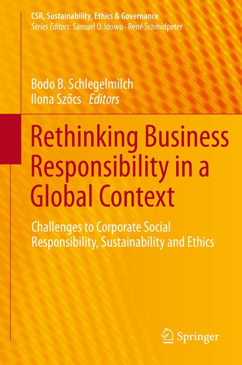 Produktbild: Rethinking Business Responsibility in a Global Context