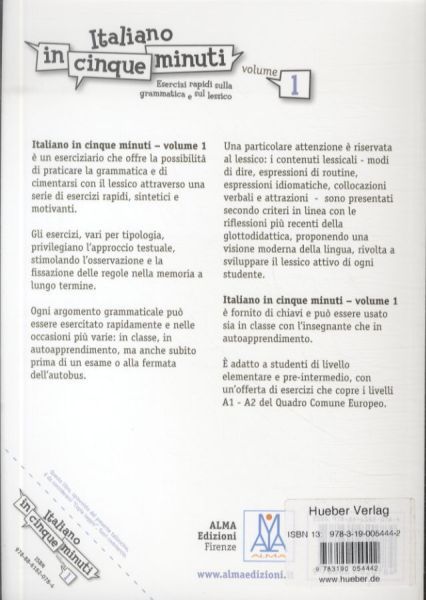 Produktbild: Italiano in cinque minuti