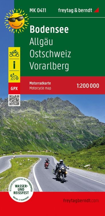Bild vom Artikel Bodensee, Motorradkarte 1:200.000, freytag & berndt vom Autor Freytag & berndt