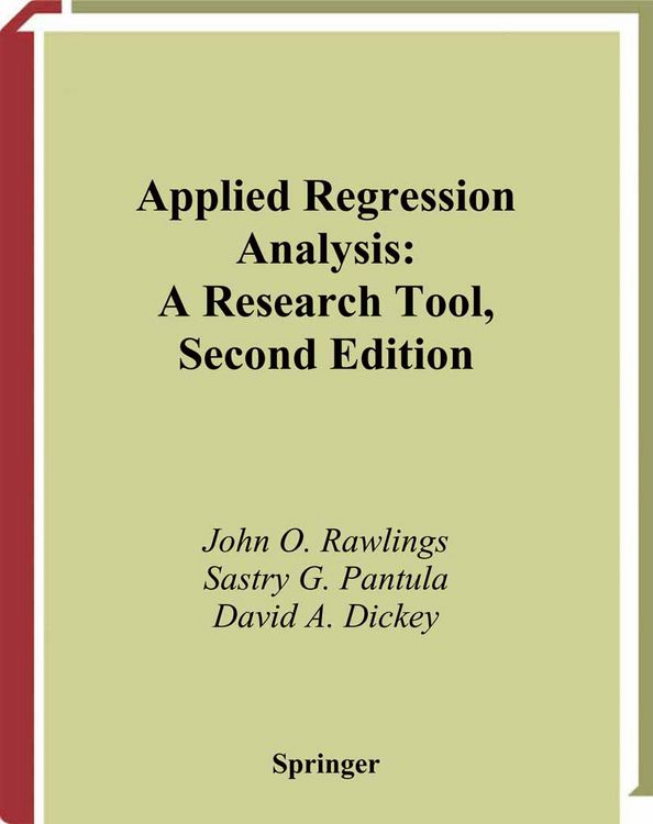Produktbild: Applied Regression Analysis