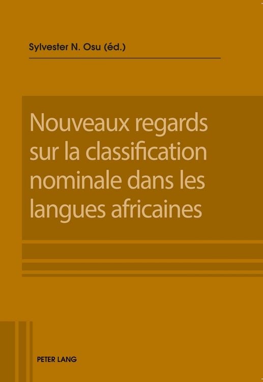 Produktbild: Nouveaux regards sur la classification nominale dans les langues africaines