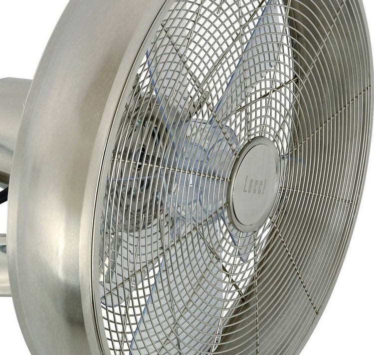 Produktbild: Lucci AIR BC Wandventilator 50W (&Oslash;) 410mm Chrom Schwenkbar