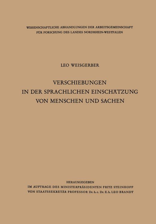 Produktbild: Verschiebungen in der sprachlichen Einsch&auml;tzung von Menschen und Sachen