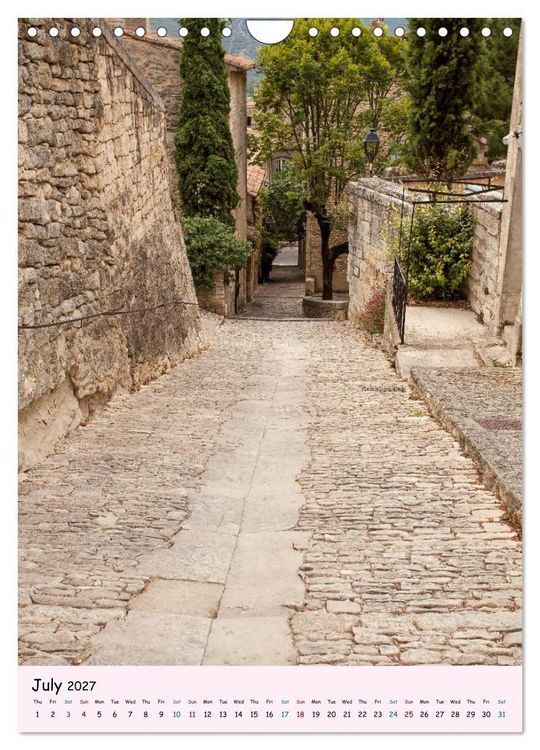 Produktbild: Provence &ndash; Scenic Villages of France (Wall Calendar 2027 DIN A4 portrait), CALVENDO 12 Month Wall Calendar