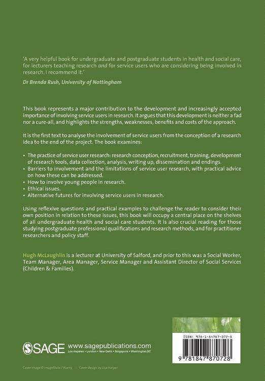 Produktbild: Service-User Research in Health and Social Care