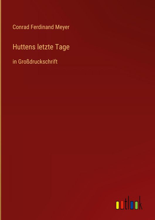 Produktbild: Huttens letzte Tage
