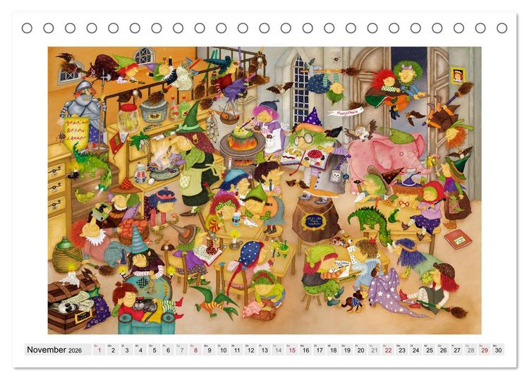Produktbild: Meine kleine Wimmelwelt (Tischkalender 2026 DIN A5 quer), CALVENDO Monatskalender