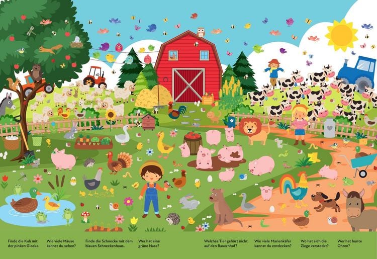 Produktbild: Mein Wimmelbuch Tiere