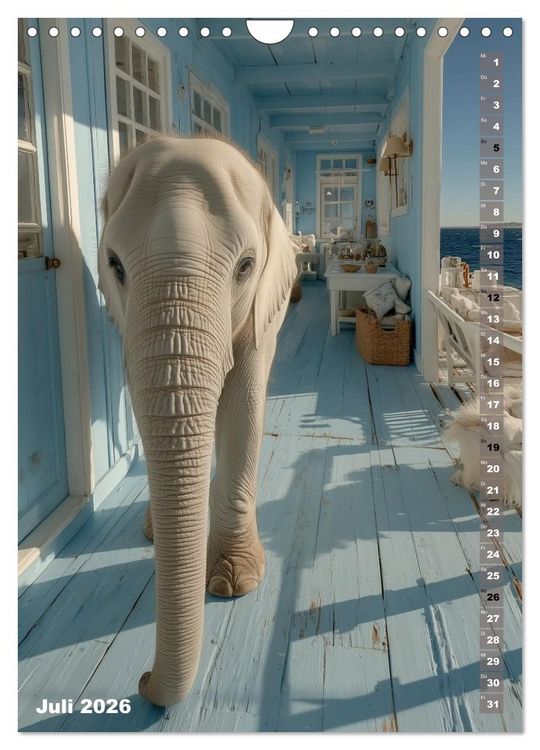 Produktbild: White Life (Wandkalender 2026 DIN A4 hoch), CALVENDO Monatskalender