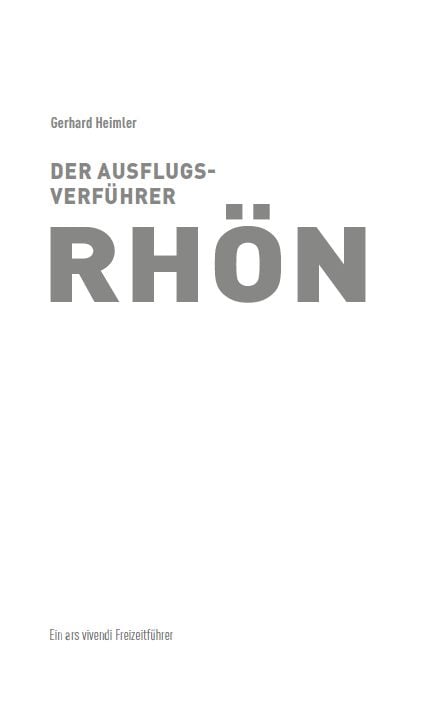 Produktbild: Ausflugsverf&uuml;hrer Rh&ouml;n