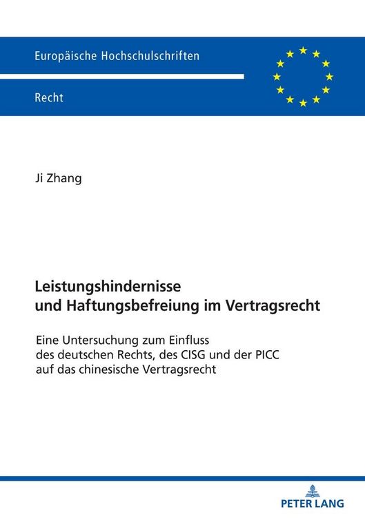 Produktbild: Leistungshindernisse und Haftungsbefreiung im Vertragsrecht