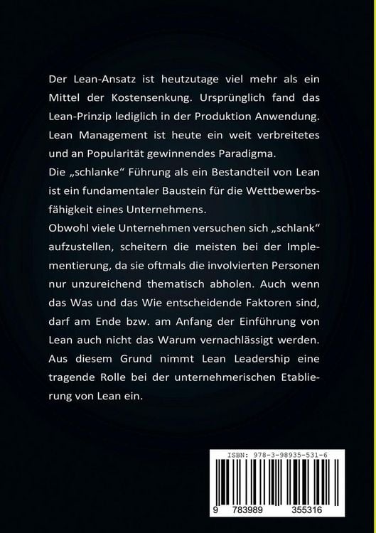 Produktbild: Lean Management f&uuml;r Einsteiger