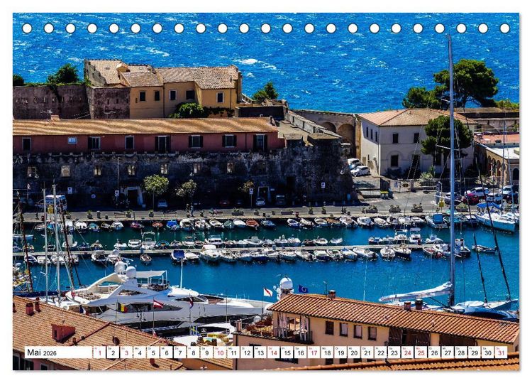 Produktbild: Impressionen aus Portoferrario - Elba (Tischkalender 2026 DIN A5 quer), CALVENDO Monatskalender