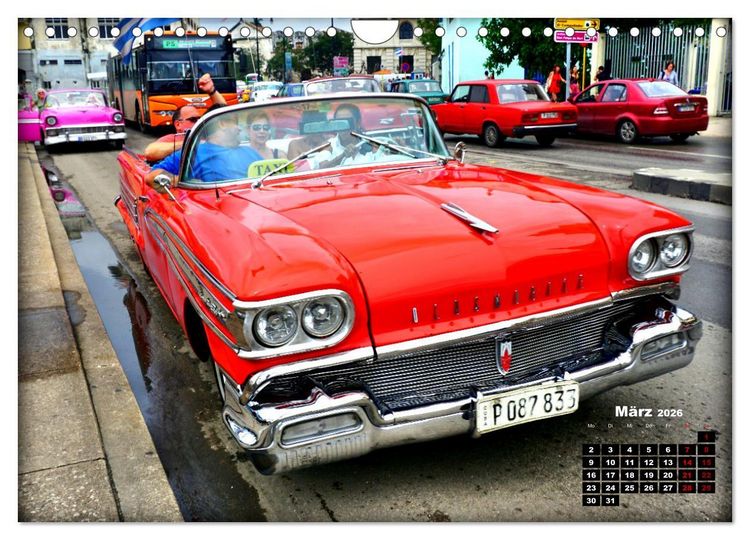 Produktbild: Der rote Star . Oldsmobile Starfire 98 (Wandkalender 2026 DIN A4 quer), CALVENDO Monatskalender