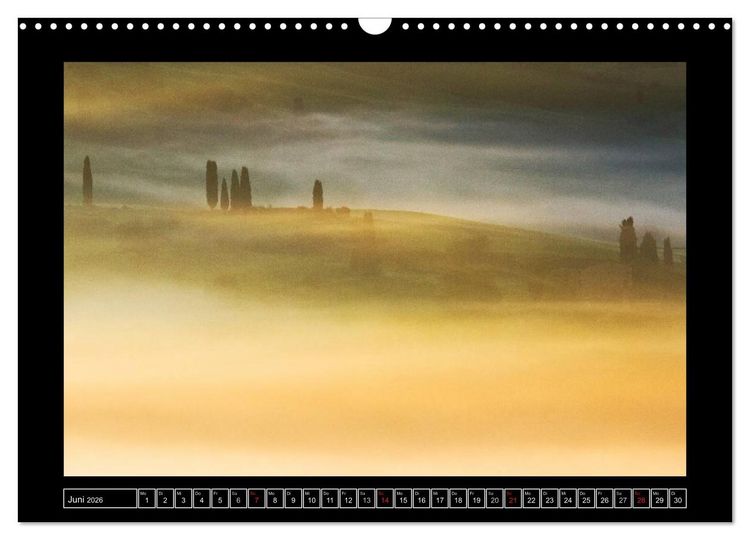 Produktbild: Toskana - Die Magie des Val d'Orcia (Wandkalender 2026 DIN A3 quer), CALVENDO Monatskalender