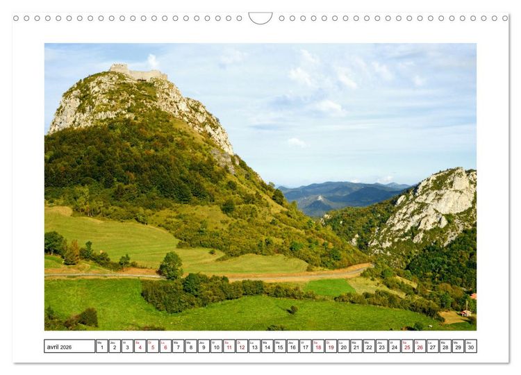 Produktbild: Ch&acirc;teaux OCCITANIE (Calendrier mural 2026 DIN A3 vertical), CALVENDO calendrier mensuel