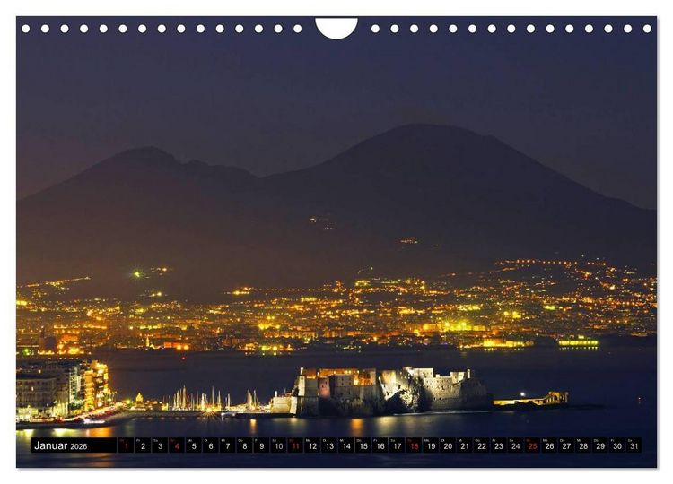 Produktbild: Neapel 2026 (Wandkalender 2026 DIN A4 quer), CALVENDO Monatskalender