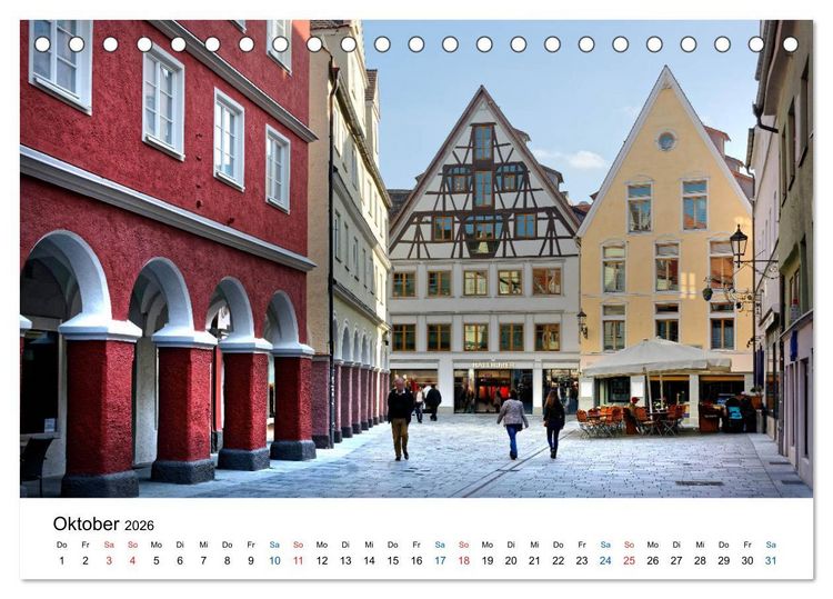 Produktbild: Memmingen - Ansichtssache (Tischkalender 2026 DIN A5 quer), CALVENDO Monatskalender