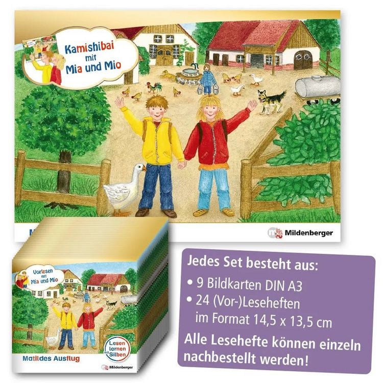 Produktbild: Kamishibai mit Mia und Mio: Matildes Ausflug &ndash; Set