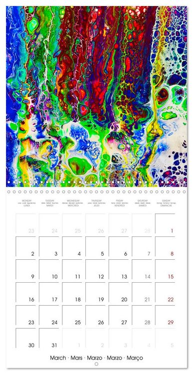 Produktbild: Your year full of rainbows by Katharina Stachanczyk (Wall Calendar 2026 12 &times; 12 Inch) CALVENDO 12 Month Wall Calendar