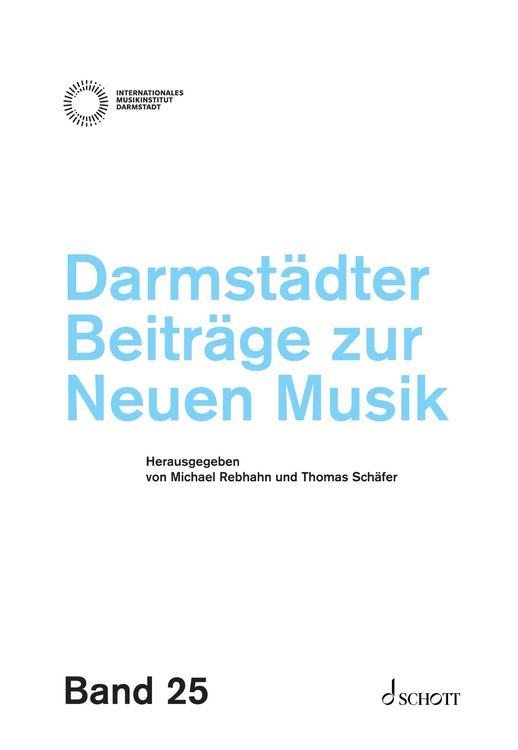 Produktbild: Darmst&auml;dter Beitr&auml;ge zur neuen Musik