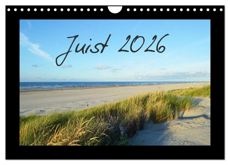 Produktbild: Juist &ndash; Insel im Wattenmeer (Wandkalender 2026 DIN A4 quer), CALVENDO Monatskalender