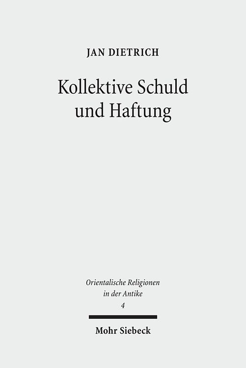 Produktbild: Kollektive Schuld und Haftung