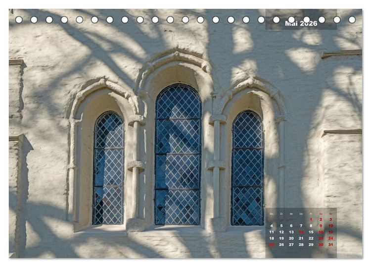 Produktbild: Dortmunds mittelalterliche Kirchen (Tischkalender 2026 DIN A5 quer), CALVENDO Monatskalender