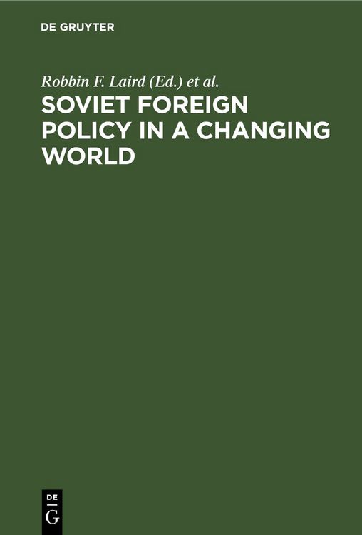 Produktbild: Soviet Foreign Policy in a Changing World