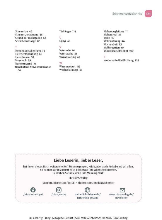 Produktbild: Autogene Geburt