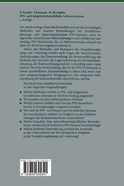 Produktbild: PPS- und integrierte betriebliche Softwaresysteme