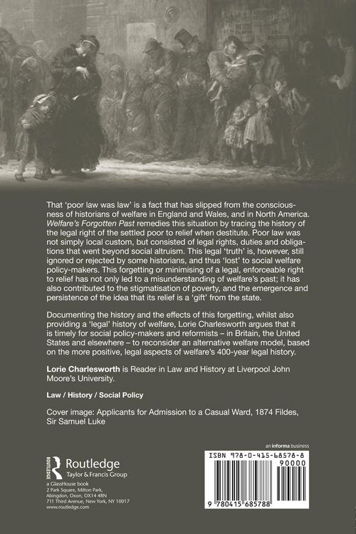 Produktbild: Welfare's Forgotten Past