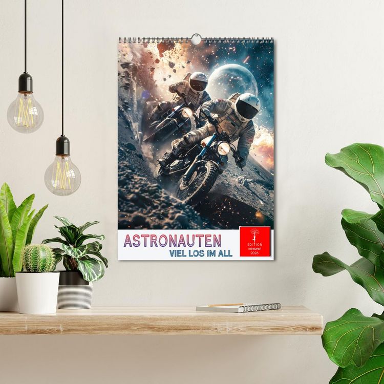 Produktbild: Astronauten - viel los im All (Wandkalender 2026 DIN A3 hoch), CALVENDO Monatskalender