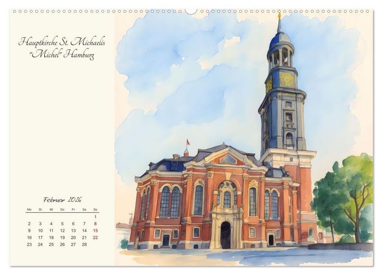 Produktbild: Historische Deutsche Wahrzeichen (Wandkalender 2026 DIN A2 quer), CALVENDO Monatskalender