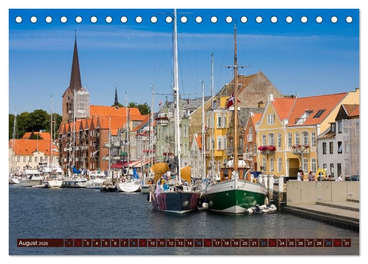 Produktbild: D&auml;nemark - J&uuml;tland & Kopenhagen, Impressionen aus dem hohen Norden (Tischkalender 2026 DIN A5 quer), CALVENDO Monatskalender