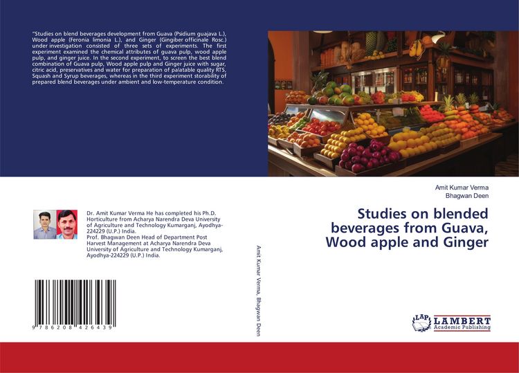 Produktbild: Studies on blended beverages from Guava, Wood apple and Ginger