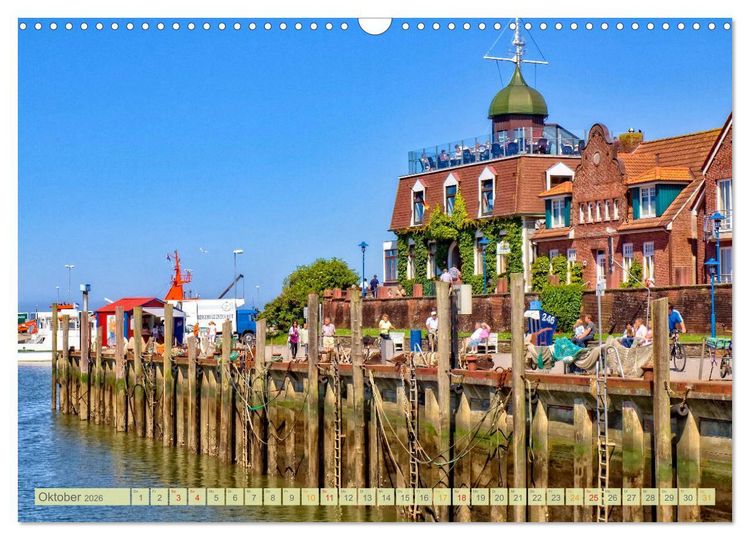 Produktbild: Reise an die Nordsee - Neuharlingersiel (Wandkalender 2026 DIN A3 quer), CALVENDO Monatskalender