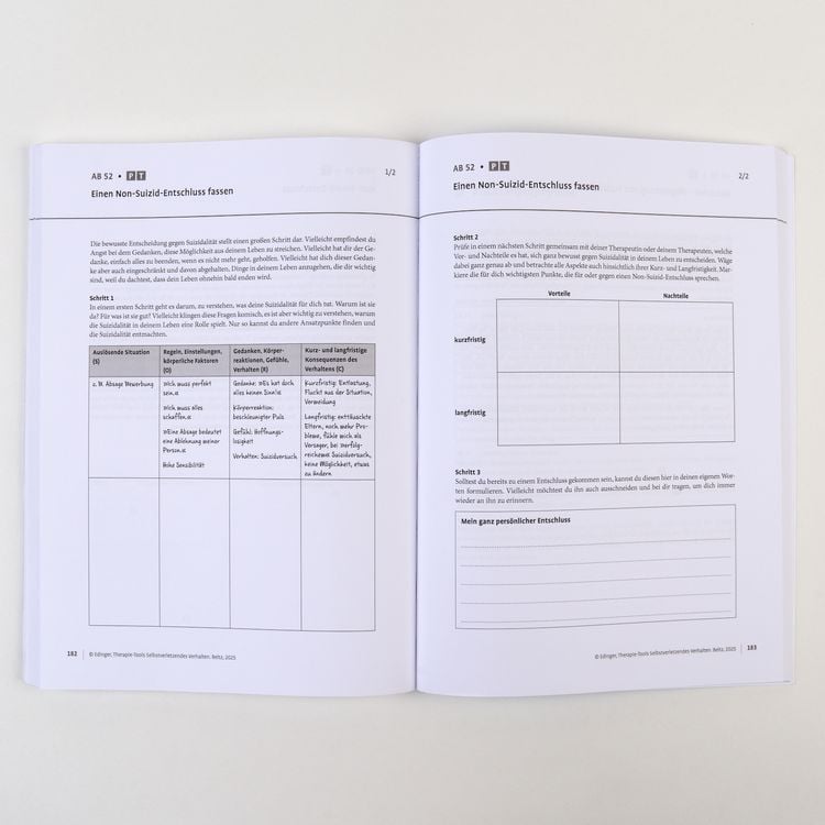 Produktbild: Therapie-Tools Selbstverletzendes Verhalten