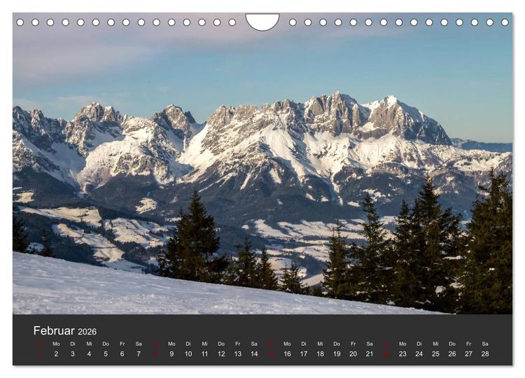 Produktbild: Der Wilde Kaiser, das Kletterparadies bei Kitzb&uuml;hel (Wandkalender 2026 DIN A4 quer), CALVENDO Monatskalender