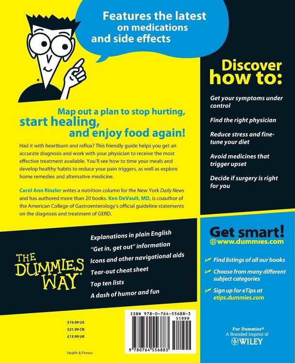 Produktbild: Heartburn and Reflux For Dummies