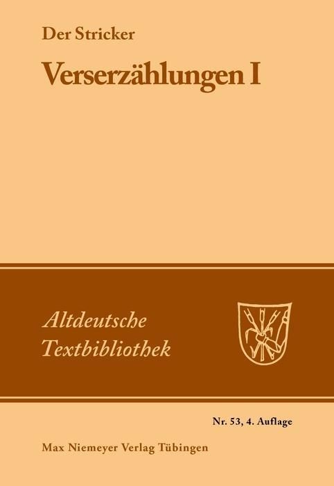 Produktbild: Verserz&auml;hlungen 1