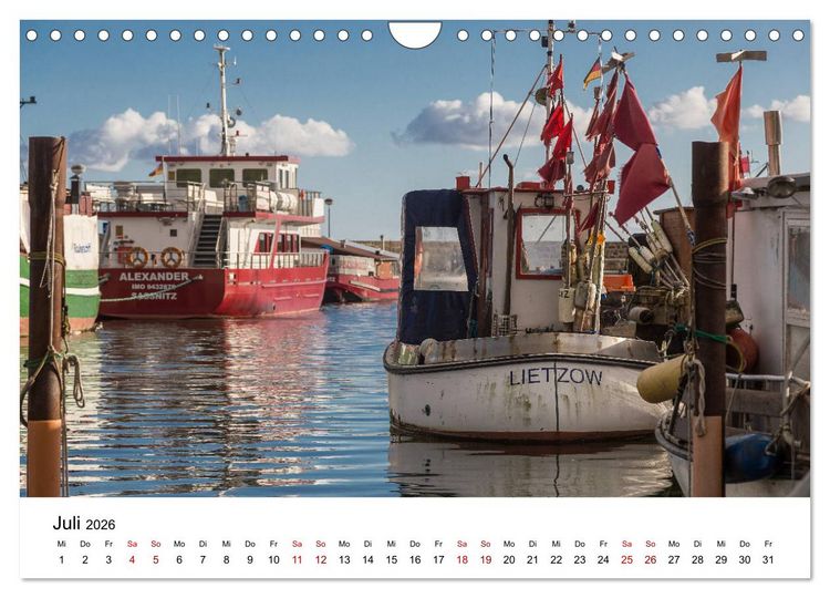 Produktbild: Traumhaftes R&uuml;gen (Wandkalender 2026 DIN A4 quer), CALVENDO Monatskalender