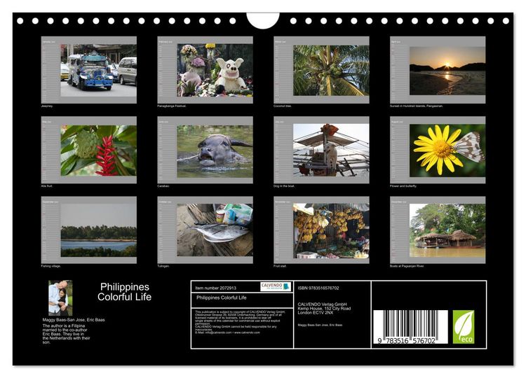 Produktbild: Philippines Colorful Life (Wall Calendar 2026 DIN A4 landscape), CALVENDO 12 Month Wall Calendar