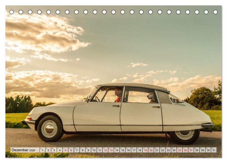 Produktbild: Citro&euml;n D Model &ndash; M&auml;rchenhafte D&eacute;esse (Tischkalender 2026 DIN A5 quer), CALVENDO Monatskalender
