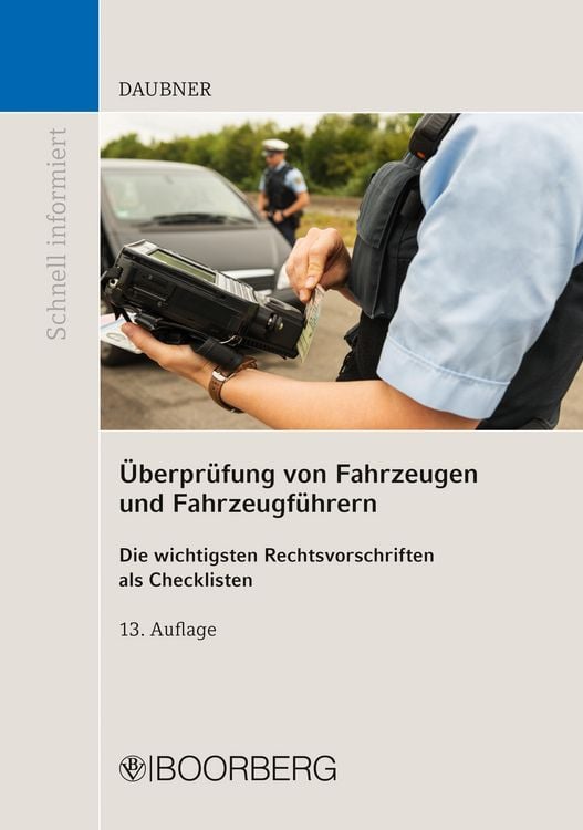 Produktbild: &Uuml;berpr&uuml;fung von Fahrzeugen und Fahrzeugf&uuml;hrern