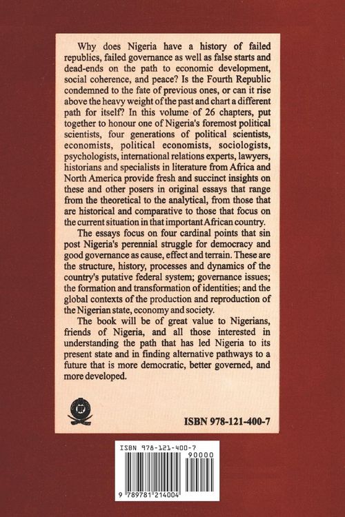 Produktbild: Nigeria's Struggle for Democracy and Good Governance