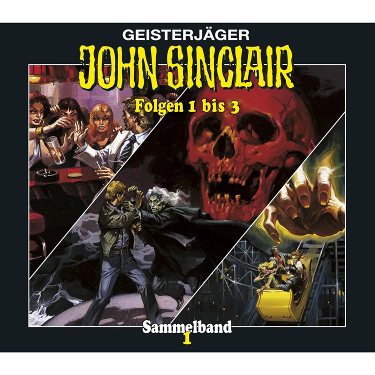 Produktbild: Sammelband 1, Folge 1-3: Im Nachtclub der Vampire / Die Totenkopf-Insel / Achterbahn ins Jenseits