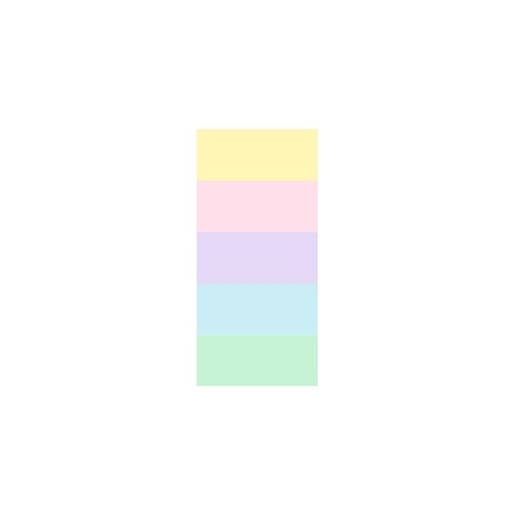 Produktbild: folia Washi Tape Pastell 10mmx10m 5 St&uuml;ck