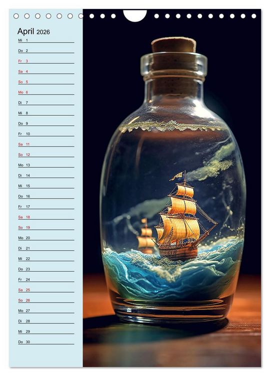 Produktbild: Voll die Flasche (Wandkalender 2026 DIN A4 hoch), CALVENDO Monatskalender